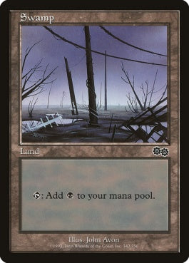 naokuroshop MTG [USG][342][土地][C][JP][沼/Swamp] NM