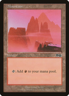 naokuroshop MTG [USG][346][土地][C][EN][山/Mountain] NM