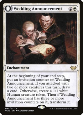 naokuroshop MTG [VOW][045][白][R][EN][婚礼の発表/Wedding Announcement]（foil） NM