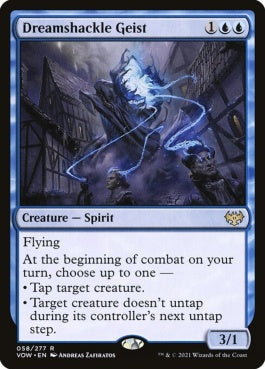 naokuroshop MTG [VOW][058][青][R][EN][夢鎖の霊/Dreamshackle Geist]（foil） NM