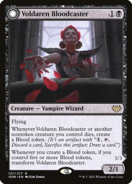 naokuroshop MTG [VOW][137][黒][R][EN][ヴォルダーレンの投血士/Voldaren Bloodcaster]（foil） NM