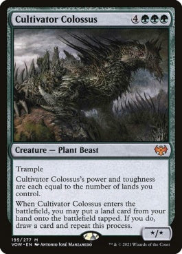 naokuroshop MTG [VOW][195][緑][M][EN][耕作する巨躯/Cultivator Colossus] NM