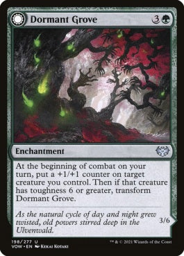 naokuroshop MTG [VOW][198][緑][U][EN][休樹林帯/Dormant Grove] NM