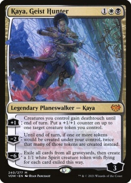 naokuroshop MTG [VOW][240][多][M][EN][霊狩り、ケイヤ/Kaya, Geist Hunter] NM