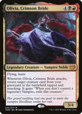 naokuroshop MTG [VOW][245][多][M][EN][真紅の花嫁、オリヴィア/Olivia, Crimson Bride]（foil） NM