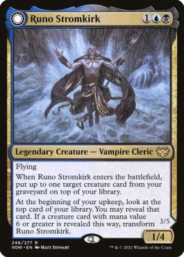 naokuroshop MTG [VOW][246][多][R][EN][流城のルノ/Runo Stromkirk] NM