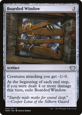 naokuroshop MTG [VOW][253][茶][U][EN][板塞ぎの窓/Boarded Window]（foil） NM