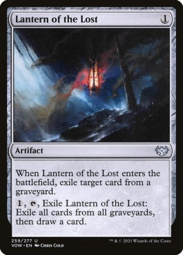 naokuroshop MTG [VOW][259][茶][U][EN][失われし者のランタン/Lantern of the Lost]（foil） NM