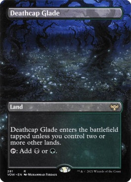 naokuroshop MTG [VOW][281][土地][R][EN][死天狗茸の林間地/Deathcap Glade] NM