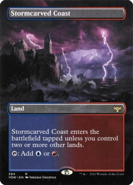 naokuroshop MTG [VOW][284][土地][R][EN][嵐削りの海岸/Stormcarved Coast]（foil） NM