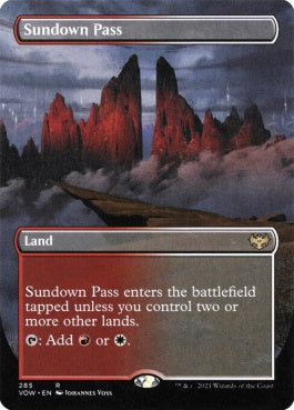 naokuroshop MTG [VOW][285][土地][R][EN][日没の道/Sundown Pass] NM