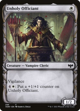 naokuroshop MTG [VOW][286][白][C][EN][不浄なる祭司/Unholy Officiant]（foil） NM