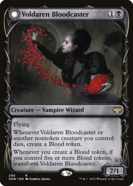 naokuroshop MTG [VOW][298][黒][R][EN][ヴォルダーレンの投血士/Voldaren Bloodcaster]（foil） NM