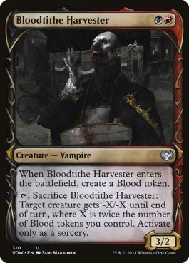 naokuroshop MTG [VOW][310][多][U][EN][税血の収穫者/Bloodtithe Harvester]（foil） NM