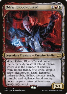 naokuroshop MTG [VOW][314][多][R][EN][血に呪われた者、オドリック/Odric, Blood-Cursed]（foil） NM