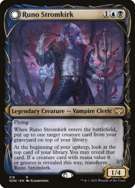 naokuroshop MTG [VOW][316][多][R][EN][流城のルノ/Runo Stromkirk]（foil） NM