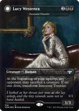 naokuroshop MTG [VOW][336][黒][U][EN][無害な旅人/Innocent Traveler]（foil） NM