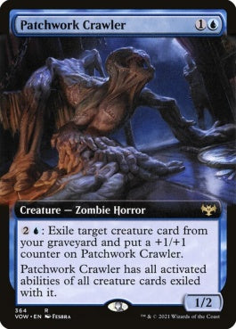 naokuroshop MTG [VOW][364][青][R][EN][這い寄る継ぎ接ぎ/Patchwork Crawler]（foil） NM