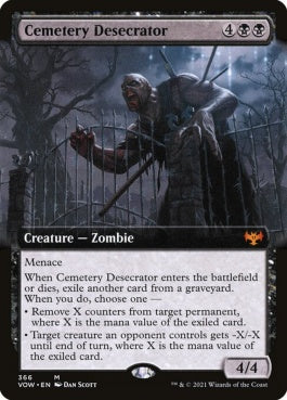 naokuroshop MTG [VOW][366][黒][M][EN][墓所の冒涜者/Cemetery Desecrator] NM