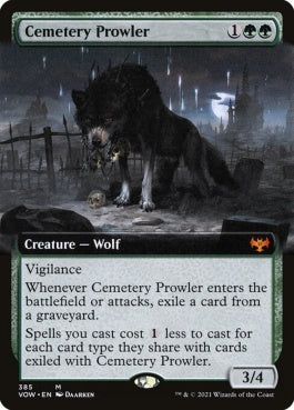 naokuroshop MTG [VOW][385][緑][M][EN][墓所のうろつくもの/Cemetery Prowler] NM