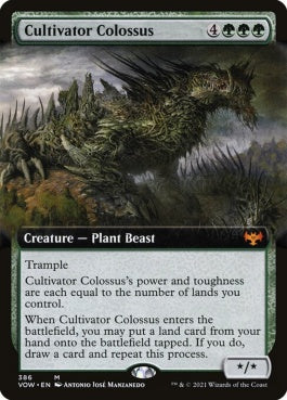 naokuroshop MTG [VOW][386][緑][M][EN][耕作する巨躯/Cultivator Colossus] NM