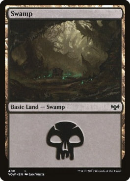 naokuroshop MTG [VOW][400][土地][C][EN][沼/Swamp]（foil） NM