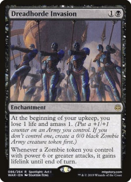 naokuroshop MTG [WAR][086][黒][R][EN][戦慄衆の侵略/Dreadhorde Invasion] NM