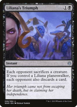 naokuroshop MTG [WAR][098][黒][U][EN][リリアナの勝利/Liliana's Triumph] NM