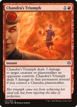 naokuroshop MTG [WAR][121][赤][U][EN][チャンドラの勝利/Chandra's Triumph] NM