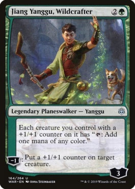 naokuroshop MTG [WAR][164][緑][U][EN][野生造り、ジアン・ヤングー/Jiang Yanggu, Wildcrafter] NM