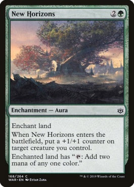 naokuroshop MTG [WAR][168][緑][C][EN][新たな地平/New Horizons] NM