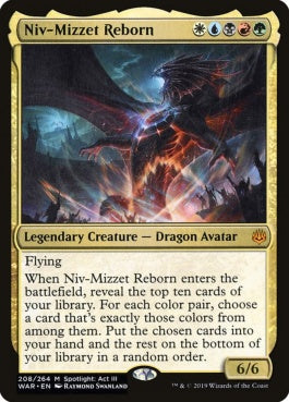 naokuroshop MTG [WAR][208][多][M][EN][ニヴ＝ミゼット再誕/Niv-Mizzet Reborn] NM