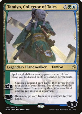 naokuroshop MTG [WAR][220][多][R][EN][伝承の収集者、タミヨウ/Tamiyo, Collector of Tales] NM