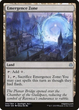 naokuroshop MTG [WAR][245][土地][U][EN][出現領域/Emergence Zone] NM