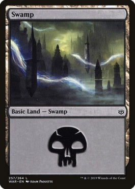 naokuroshop MTG [WAR][257][土地][C][EN][沼/Swamp] NM