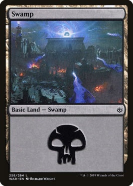 naokuroshop MTG [WAR][258][土地][C][EN][沼/Swamp] NM