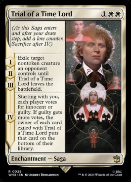 naokuroshop MTG [WHO][0029][白][R][EN][タイムロードの審判/Trial of a Time Lord]（foil） NM