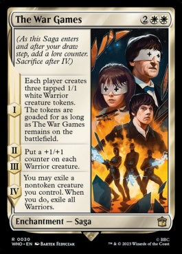 naokuroshop MTG [WHO][0030][白][R][EN][ウォー・ゲームズ/The War Games] NM