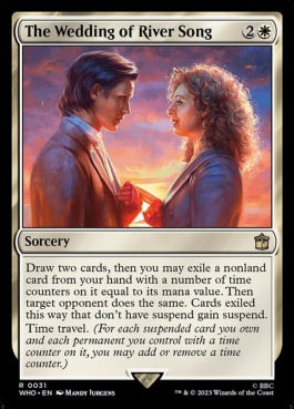 naokuroshop MTG [WHO][0031][白][R][EN][リヴァー・ソングの結婚式/The Wedding of River Song]（foil） NM