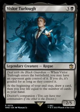 naokuroshop MTG [WHO][0074][黒][R][EN][ヴィスラー・ターロー/Vislor Turlough]（foil） NM