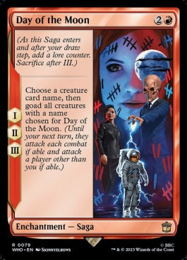 naokuroshop MTG [WHO][0079][赤][R][EN][月面着陸の日/Day of the Moon]（foil） NM