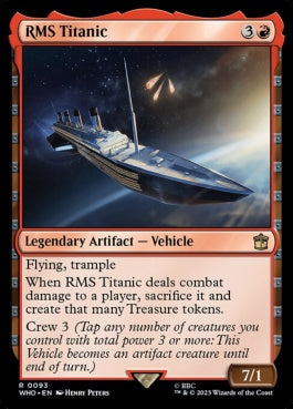 naokuroshop MTG [WHO][0093][赤][R][EN][タイタニック号/RMS Titanic]（foil） NM