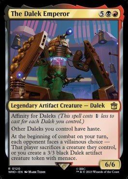 naokuroshop MTG [WHO][0120][多][R][EN][皇帝ダーレク/The Dalek Emperor]（foil） NM