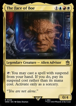 naokuroshop MTG [WHO][0126][多][R][EN][フェイス・オブ・ボー/The Face of Boe]（foil） NM