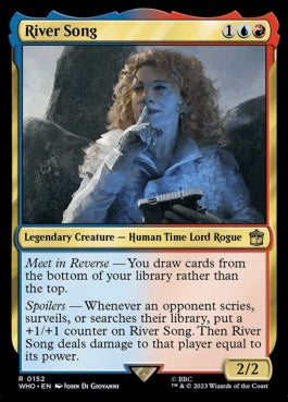 naokuroshop MTG [WHO][0152][多][R][EN][リヴァー・ソング/River Song]（foil） NM