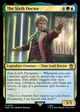 naokuroshop MTG [WHO][0159][多][R][EN][６代目ドクター/The Sixth Doctor]（foil） NM