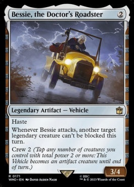 naokuroshop MTG [WHO][0171][茶][R][EN][ドクターのロードスター、ベッシー/Bessie, the Doctor's Roadster]（foil） NM