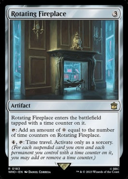 naokuroshop MTG [WHO][0183][茶][R][EN][回転する暖炉/Rotating Fireplace]（foil） NM