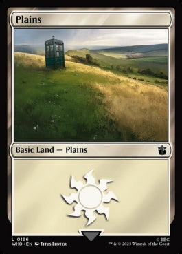 naokuroshop MTG [WHO][0196][土地][C][EN][平地/Plains] NM