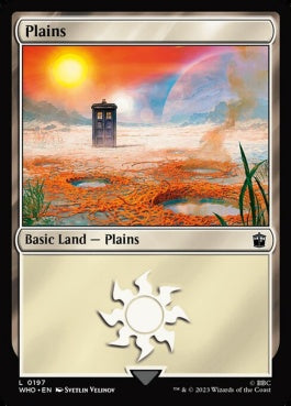 naokuroshop MTG [WHO][0197][土地][C][EN][平地/Plains] NM